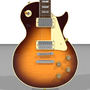 3d guitar gibson les model