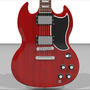 3d guitar gibson sg