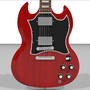 c4d guitar gibson sg