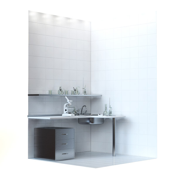 3dsmax research laboratory - Laboratory - Piece of Interior... by dimosbarbos