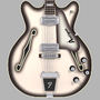 guitar fender coronado 3d model