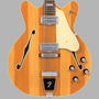 3d model guitar fender coronado