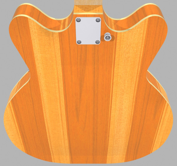3d model guitar fender coronado - Fender Coronado Guitar: Stripes Finish: Max Format... by phantomliving