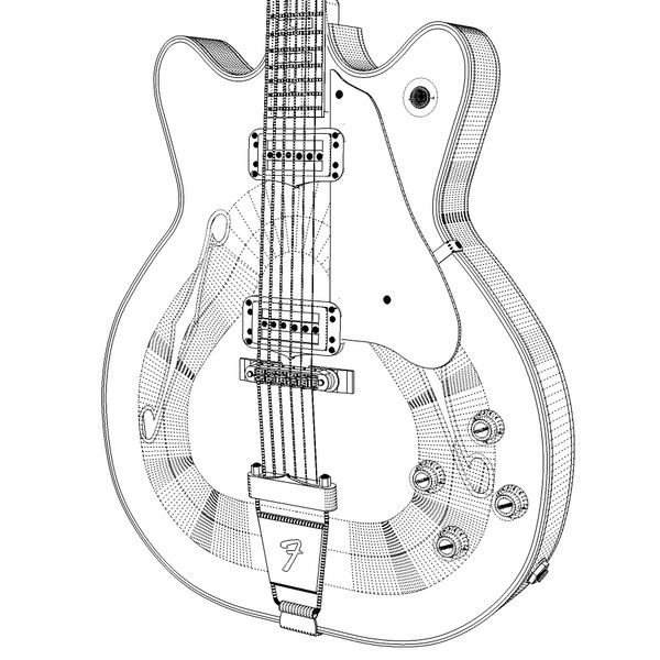 guitar fender coronado max - Fender Coronado Guitar: Sunburst Finish: Max Format... by phantomliving
