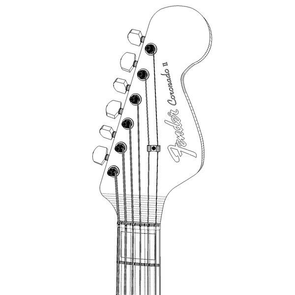 guitar fender coronado max - Fender Coronado Guitar: Sunburst Finish: Max Format... by phantomliving