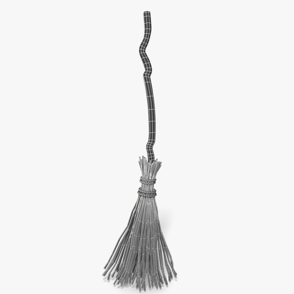 3d model of broom - Broom... by abramsdesign