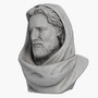 3d model bust jesus christ