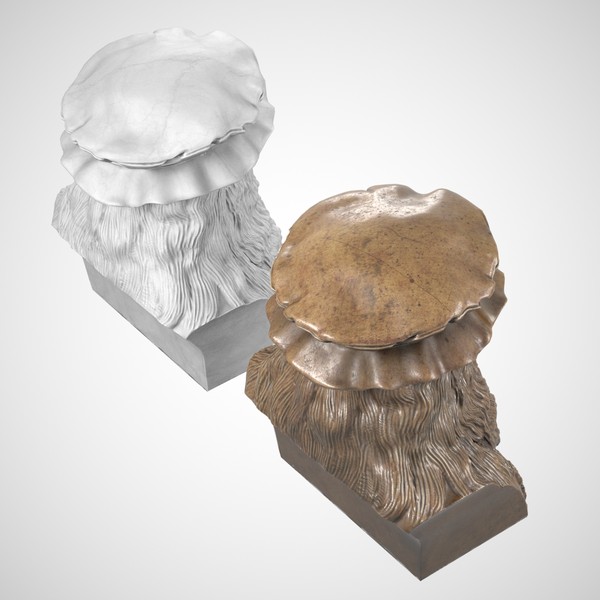 max decorative bust leonardo da - Leonardo Da Vinci Bust... by clay master