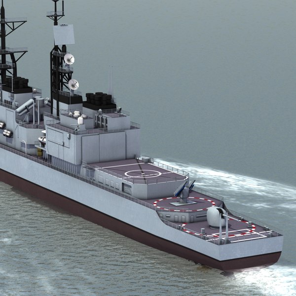 kee lung class ddg 3d model - KeeLung Class DDG... by ES3DStudios