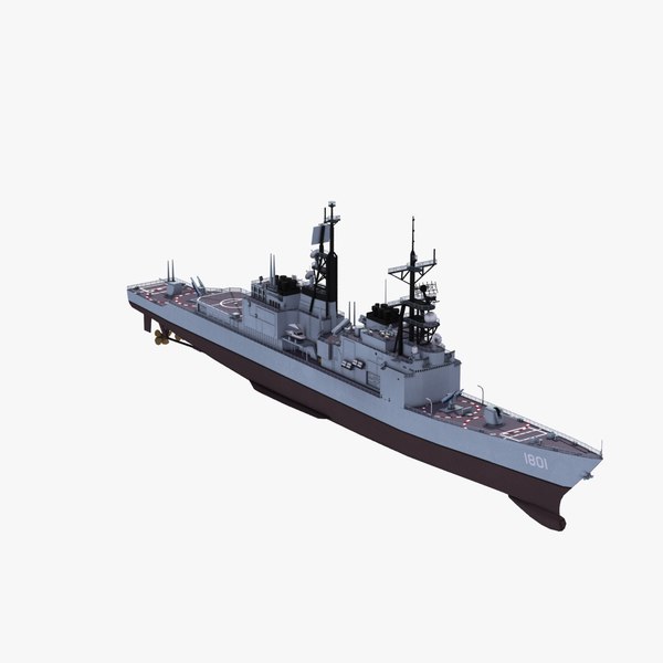 kee lung class ddg 3d model - KeeLung Class DDG... by ES3DStudios