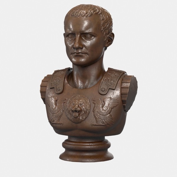 decorative bust caesar max - Caesar Bust... by clay master