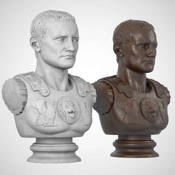 decorative bust caesar max - Caesar Bust... by clay master