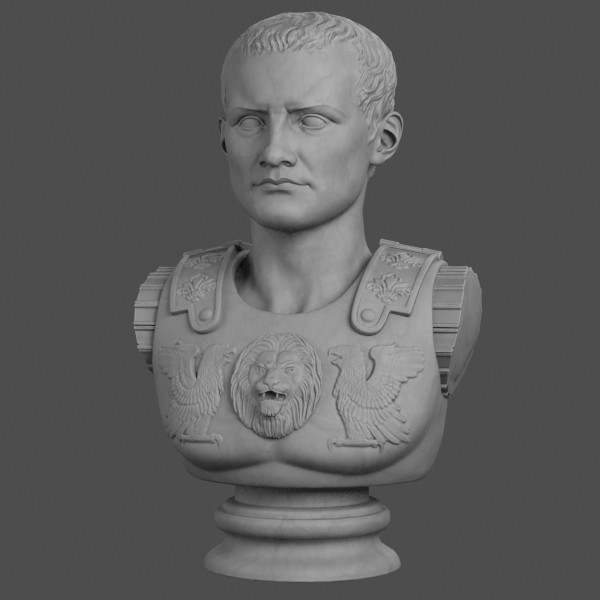 decorative bust caesar max - Caesar Bust... by clay master