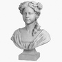 decorative bust child 3d model