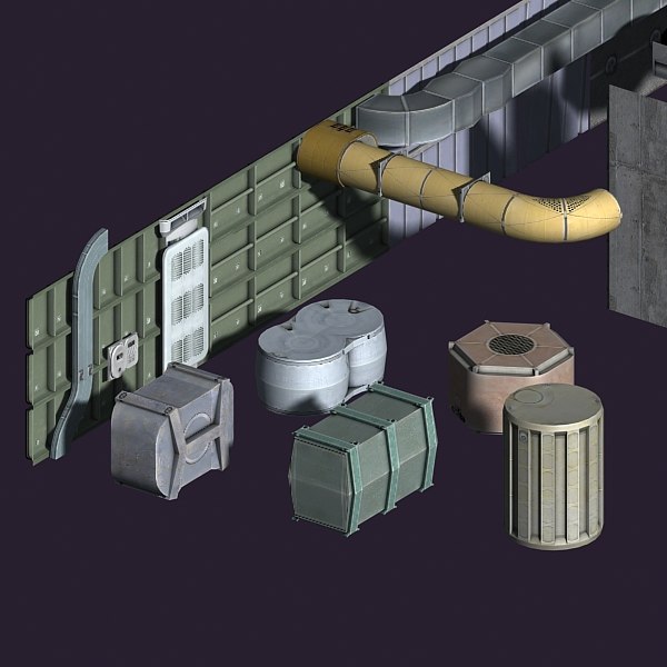 3d futuristic laboratory equipment - Lab equipment... by aristarch