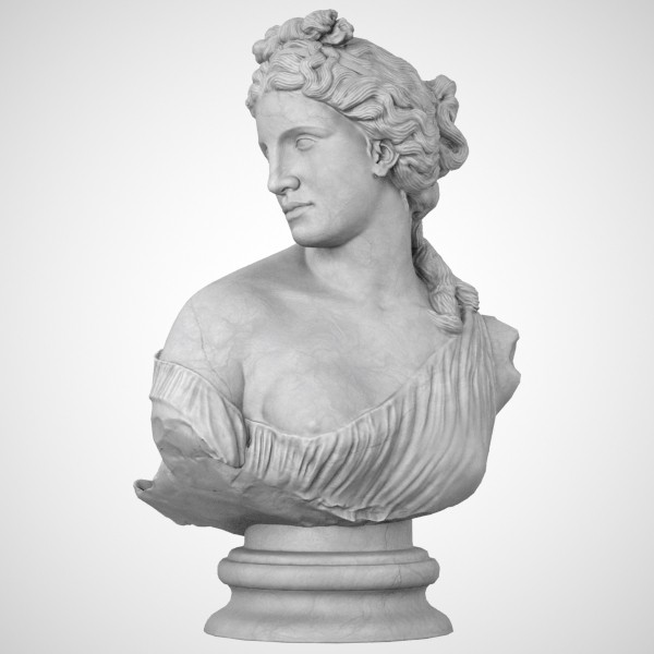 max aphrodite kallipygos bust - Aphrodite Kallipygos Bust... by clay master