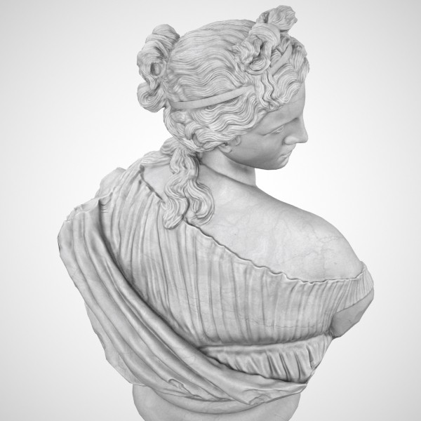max aphrodite kallipygos bust - Aphrodite Kallipygos Bust... by clay master