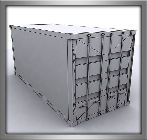 3d max industrial container - Container... by Braindrain85