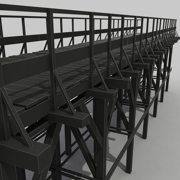 wood wooden bridge 3d max - Old Wooden Bridge 2... by 3D Graphics