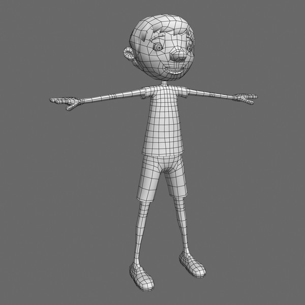 3d rigged cartoon cool guy - Rigged Cartoon Boy Cool... by Denys Almaral