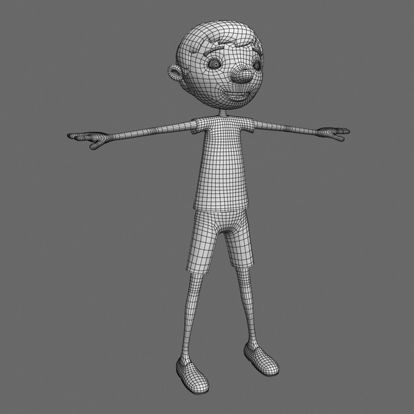 3d rigged cartoon cool guy - Rigged Cartoon Boy Cool... by Denys Almaral