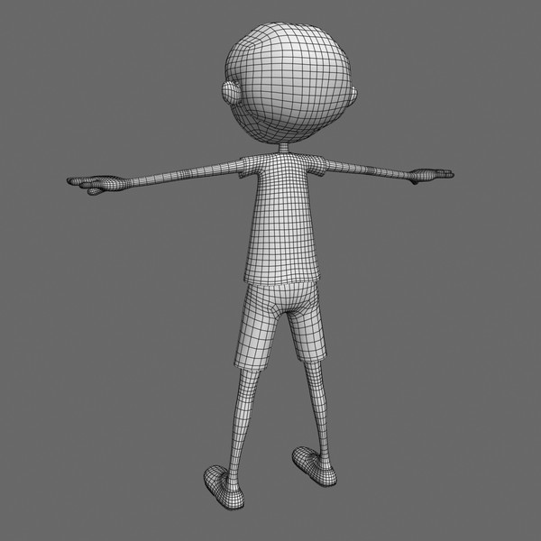 3d rigged cartoon cool guy - Rigged Cartoon Boy Cool... by Denys Almaral