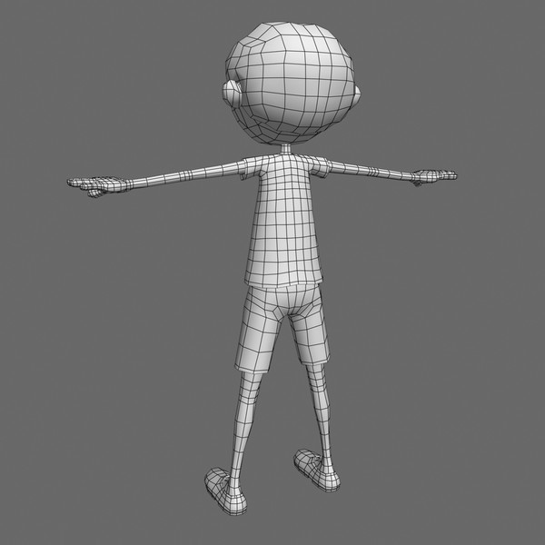 3d rigged cartoon cool guy - Rigged Cartoon Boy Cool... by Denys Almaral