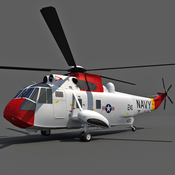 3d sikorsky sh-3 sea king - Sikorsky SH-3 Sea King... by Gandoza