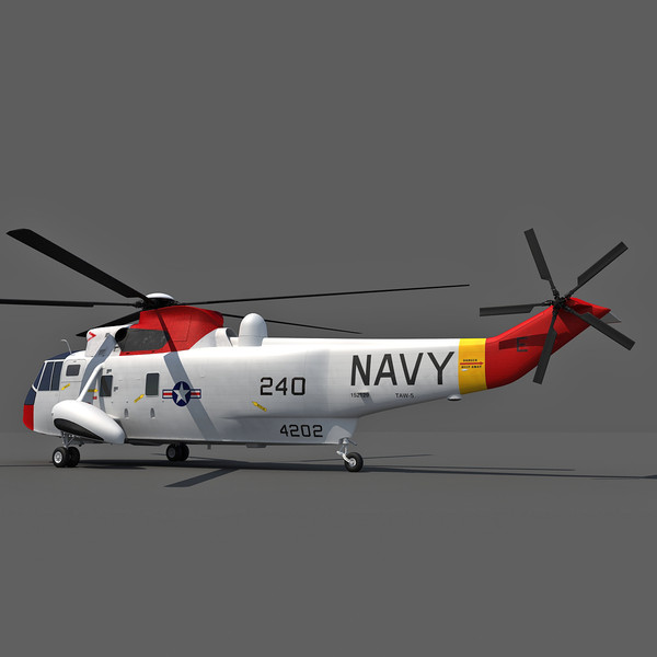 3d sikorsky sh-3 sea king - Sikorsky SH-3 Sea King... by Gandoza