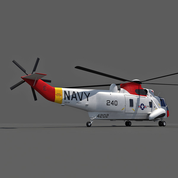 3d sikorsky sh-3 sea king - Sikorsky SH-3 Sea King... by Gandoza