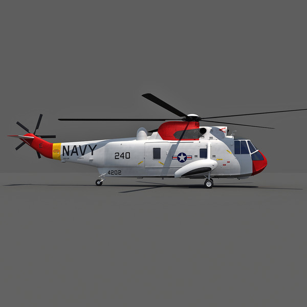3d sikorsky sh-3 sea king - Sikorsky SH-3 Sea King... by Gandoza