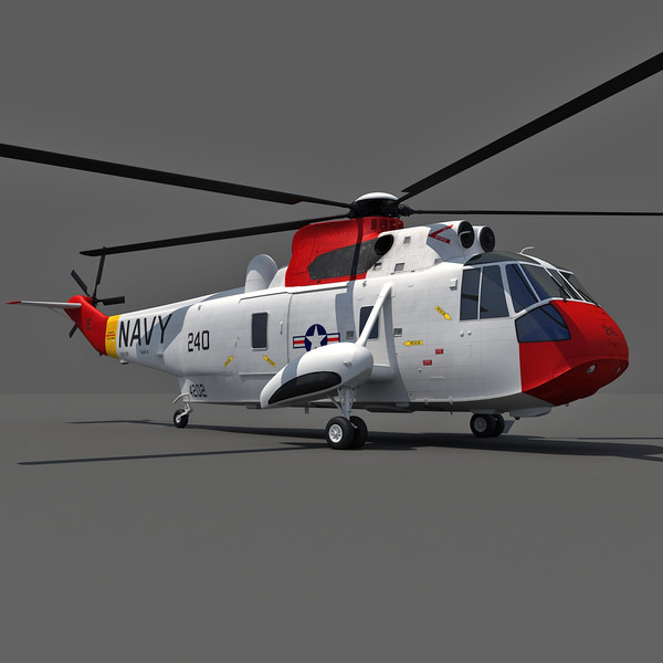 3d sikorsky sh-3 sea king - Sikorsky SH-3 Sea King... by Gandoza