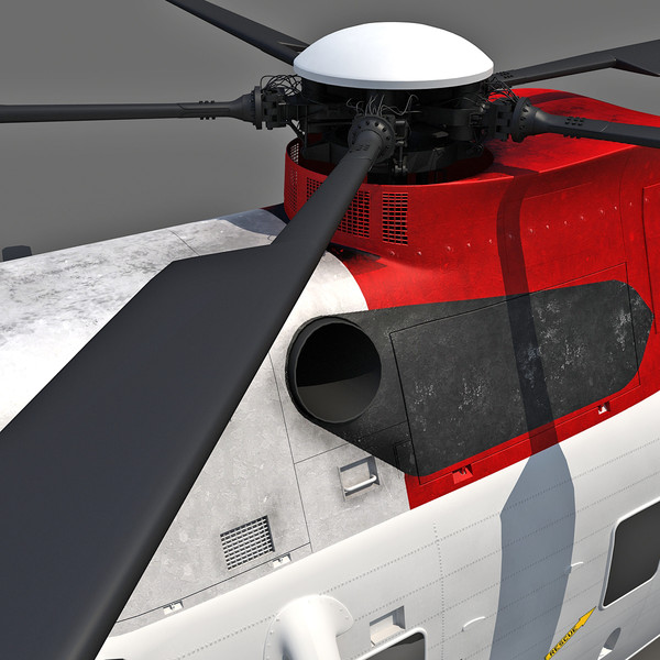 3d sikorsky sh-3 sea king - Sikorsky SH-3 Sea King... by Gandoza