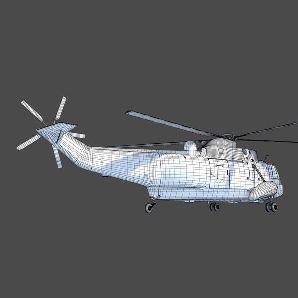 3d sikorsky sh-3 sea king - Sikorsky SH-3 Sea King... by Gandoza