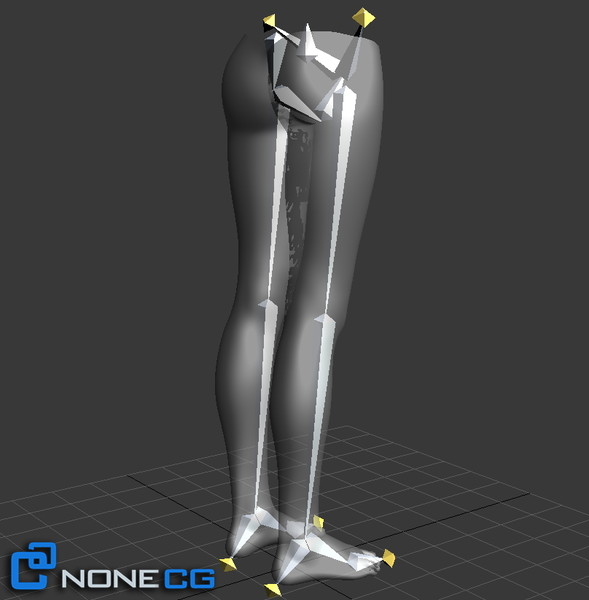 3ds max realistic female legs feet - Adult Female Legs and Feet... by NONECG
