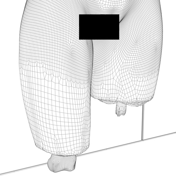 mutilated female corpse 3d model - Mutilated Corpse Body Female... by scyrus