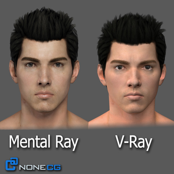max realistic male head rigged - Adult Male Head Rigged... by NONECG