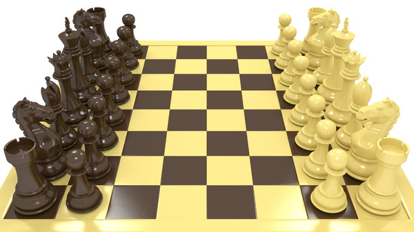 3d pawn settings - Deluxe Staunton Chess Set... by 3DinHD