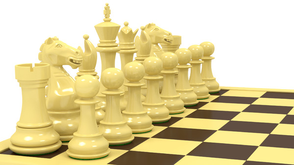 3d pawn settings - Deluxe Staunton Chess Set... by 3DinHD