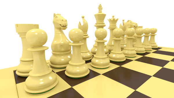 3d pawn settings - Deluxe Staunton Chess Set... by 3DinHD