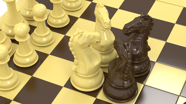 3d pawn settings - Deluxe Staunton Chess Set... by 3DinHD