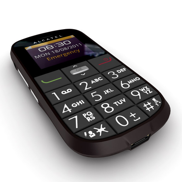 3d model of alcatel onetouch 282 black - Alcatel Onetouch 282 Black... by Leeift