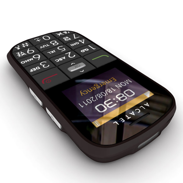 3d model of alcatel onetouch 282 black - Alcatel Onetouch 282 Black... by Leeift