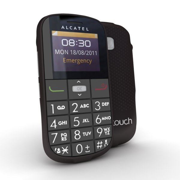 3d model of alcatel onetouch 282 black - Alcatel Onetouch 282 Black... by Leeift