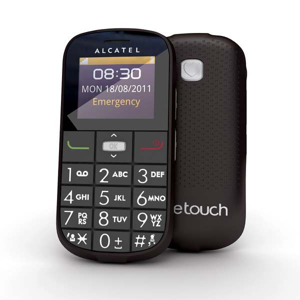 3d model of alcatel onetouch 282 black - Alcatel Onetouch 282 Black... by Leeift