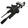 3d model double gun