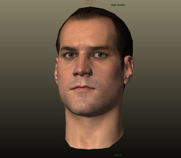 max head characters - Man Head for 3D Character KAG005... by 3D4Buy