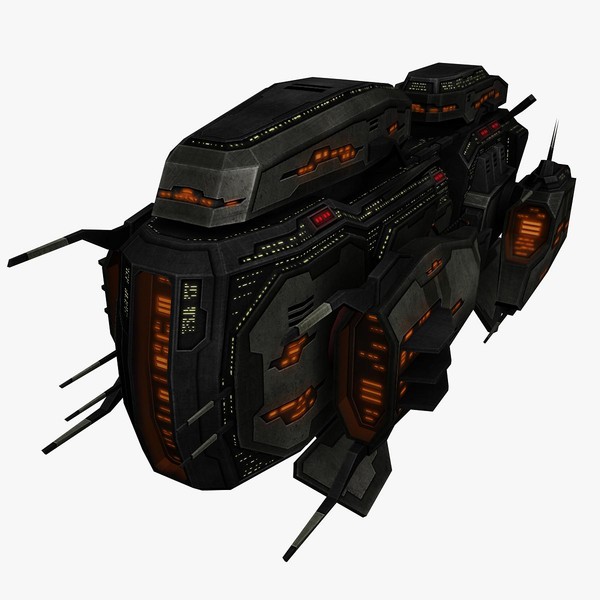 3d fighter destroyer model - Battle_Cruiser_1... by Angryfly