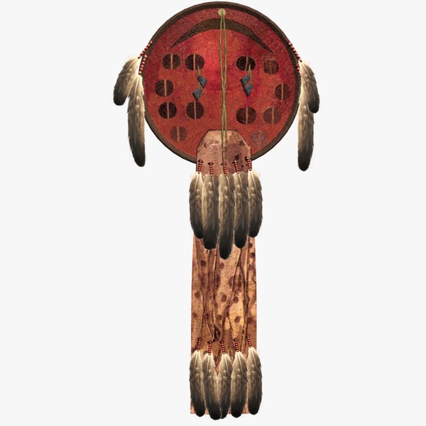 3d sioux shield model - Sioux Shield... by chaosfractal