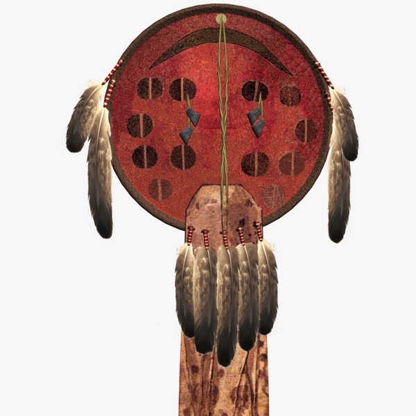 3d sioux shield model - Sioux Shield... by chaosfractal